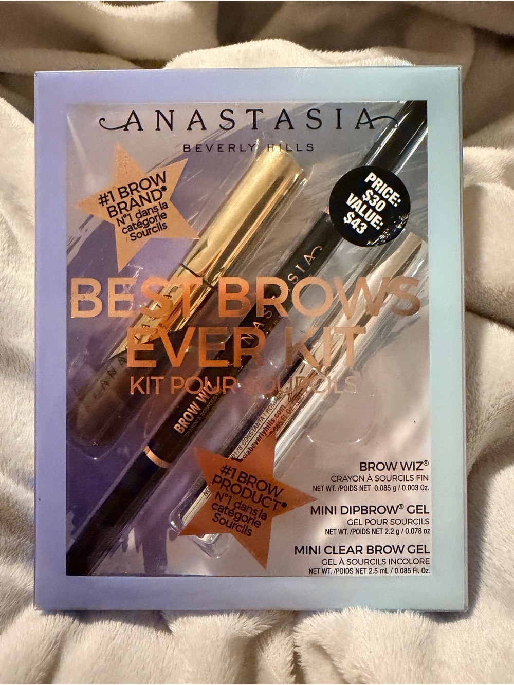 NEW Anastasia Beverly Hills Best Brows Ever Kit – Dark Brown